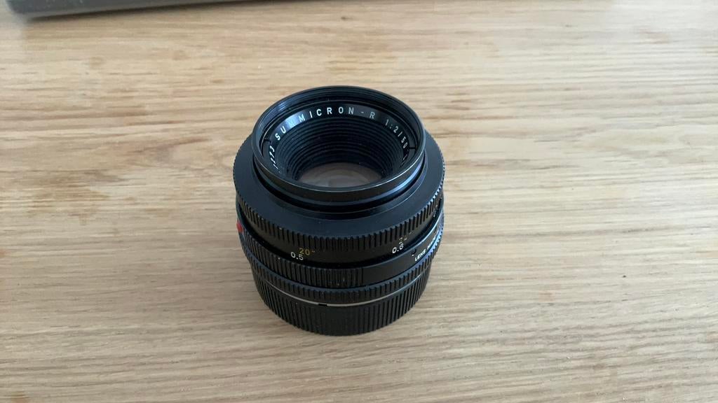 Leica R summicron 50 mm, f2, Ophalen, Gebruikt, Standaardlens