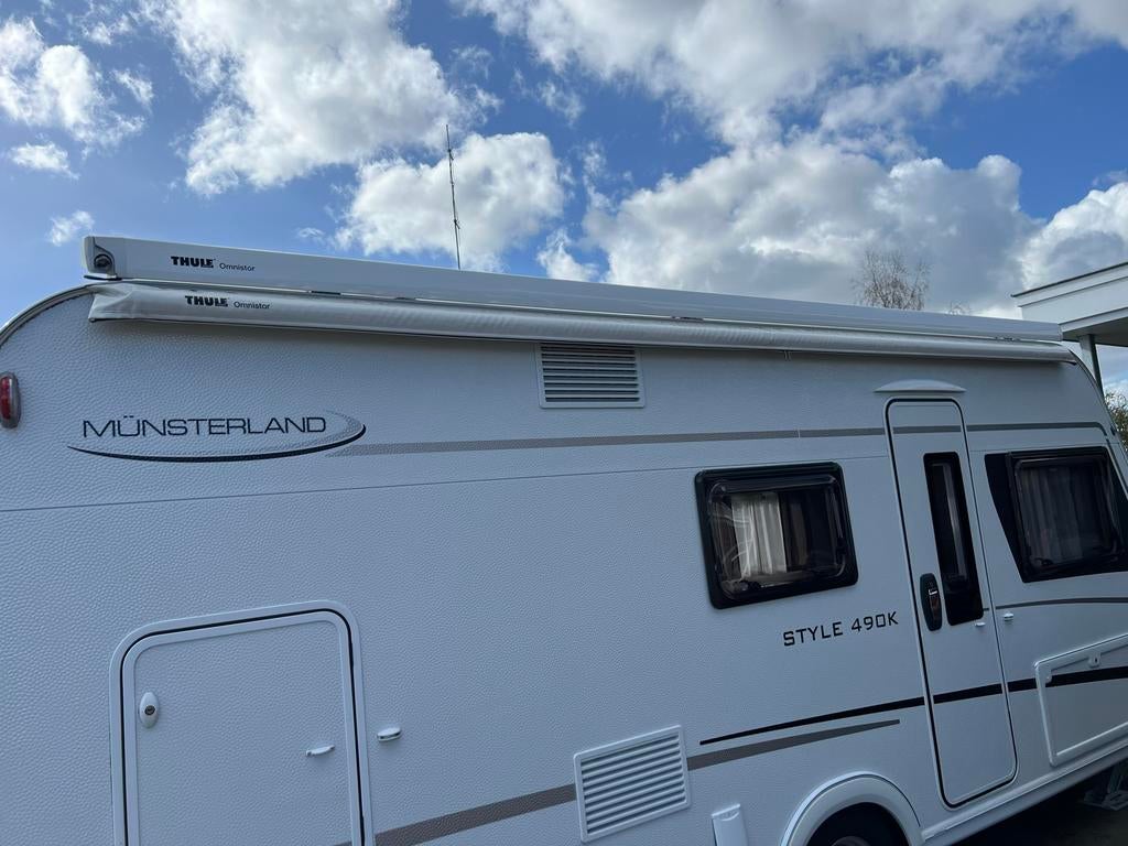 Thule zakluifel 4,5m mystic grey compleet met zijwanden, Caravans en Kamperen, Caravan accessoires, Ophalen, Zo goed als nieuw