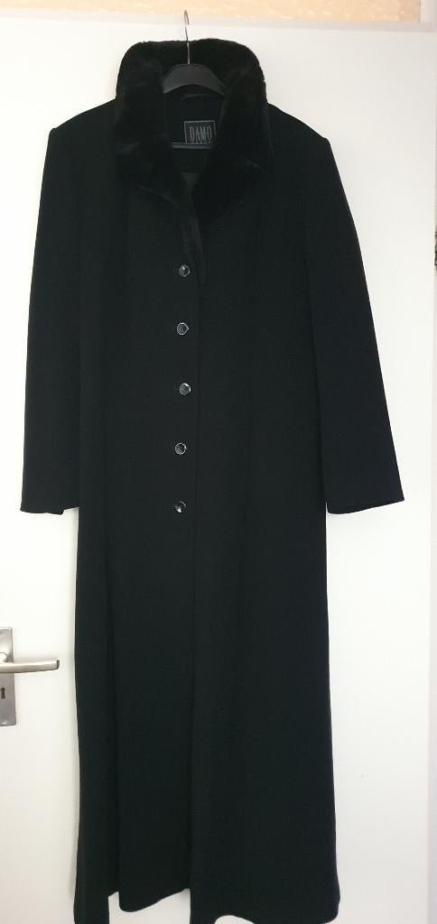 Nieuw maxi wintermantel jas Damo Donna maat M, Kleding | Dames, Maat 38/40 (M), Damo Donna, Zwart, Nieuw