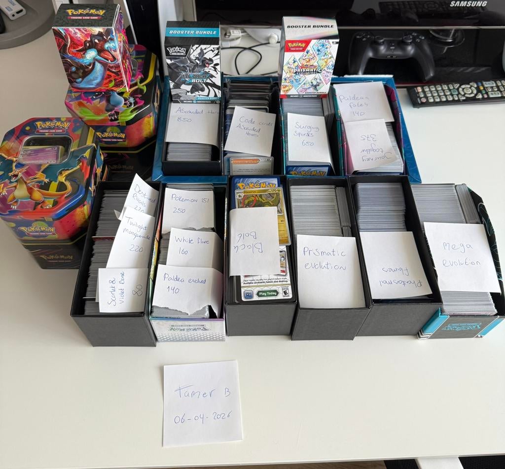 7420 Pokemon bulk kaarten, Ophalen, Zo goed als nieuw, Meerdere kaarten