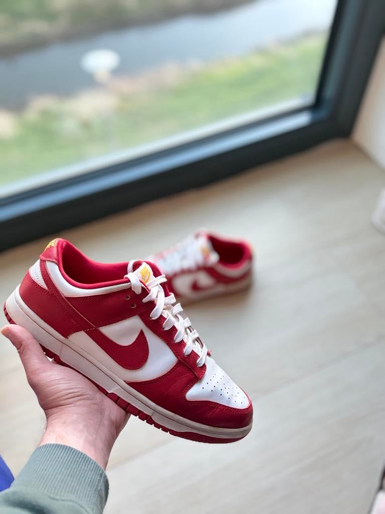 Nike Dunk Low Retro Gym Red USC, Overige kleuren, Ophalen of Verzenden, Sneakers of Gympen, Zo goed als nieuw