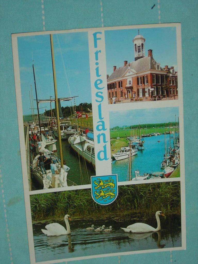 8) Kleuren ansichtkaart Friesland, Ophalen of Verzenden, 1980 tot heden, Ongelopen, Friesland