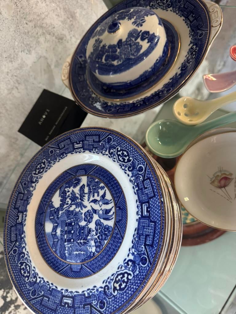 Washington old willow, Antiek en Kunst, Ophalen of Verzenden