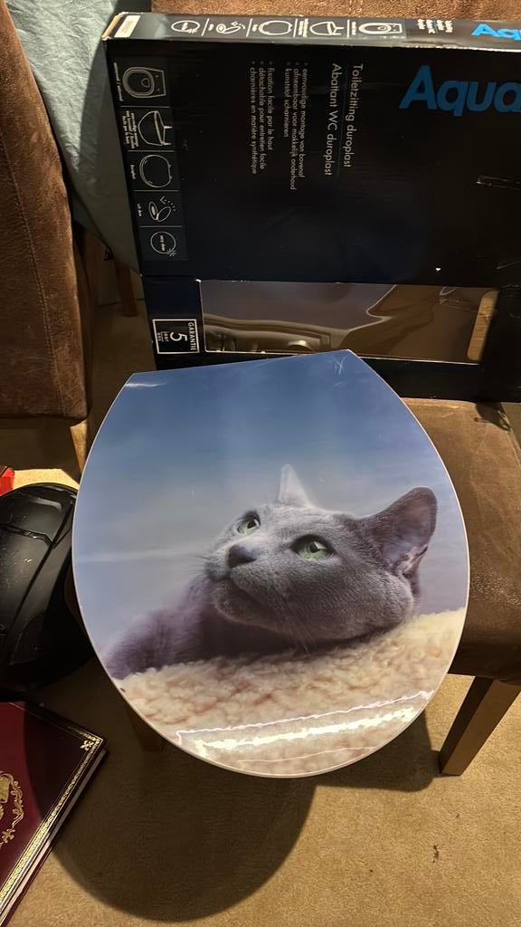 WC. Bril.  Kat. Nieuw. €25,00, Ophalen of Verzenden, Nieuw, Toilet