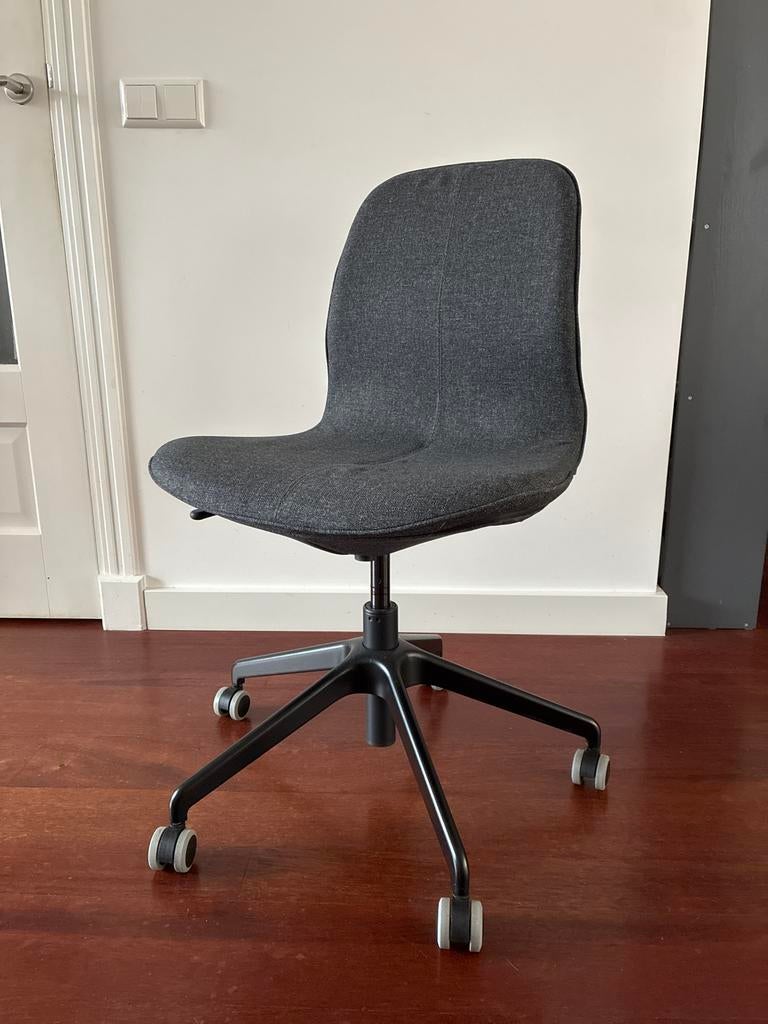 Bureaustoel LÅNGFJÄLL, Ophalen, Zo goed als nieuw, Zwart