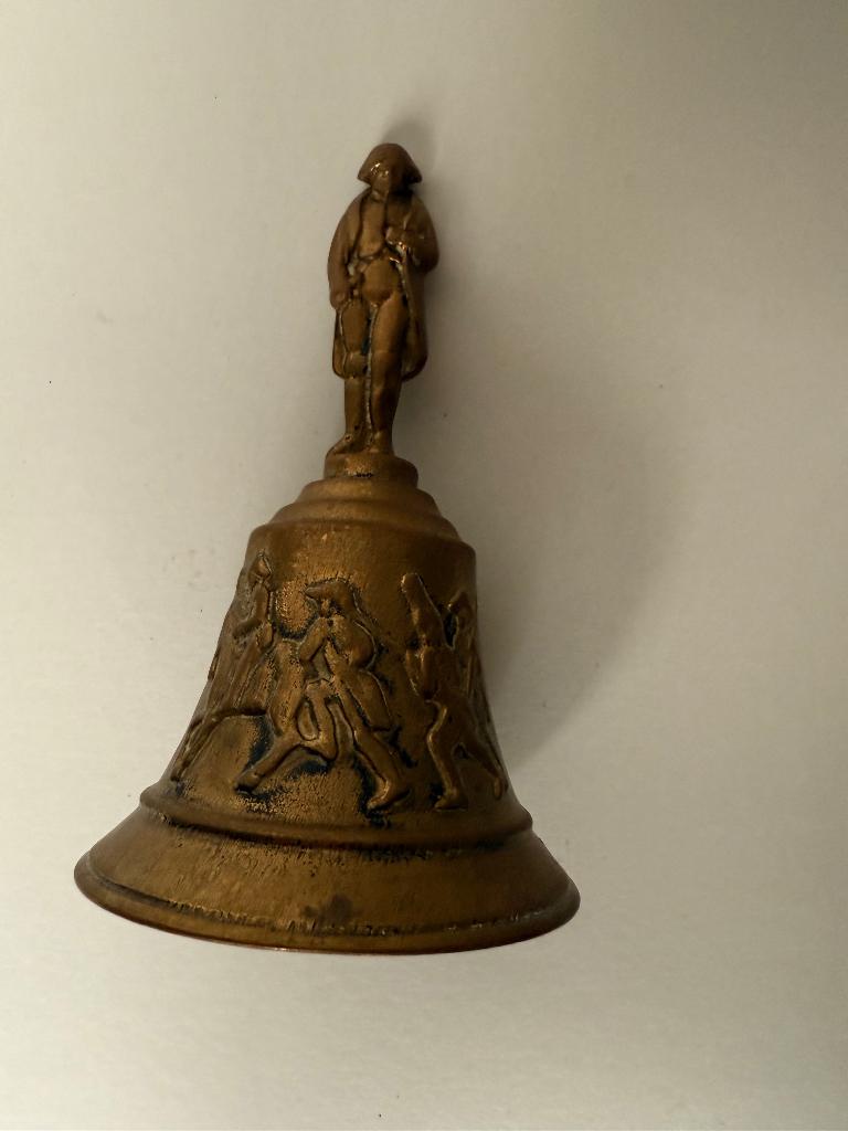 Vintage bronzen bel Napoleon, Ophalen of Verzenden