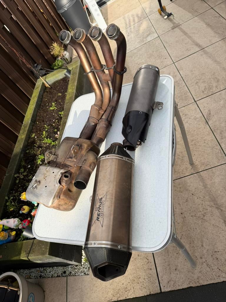 Uitlaat systeem Yamaha R6 RJ11 2006, Ophalen of Verzenden, Gebruikt