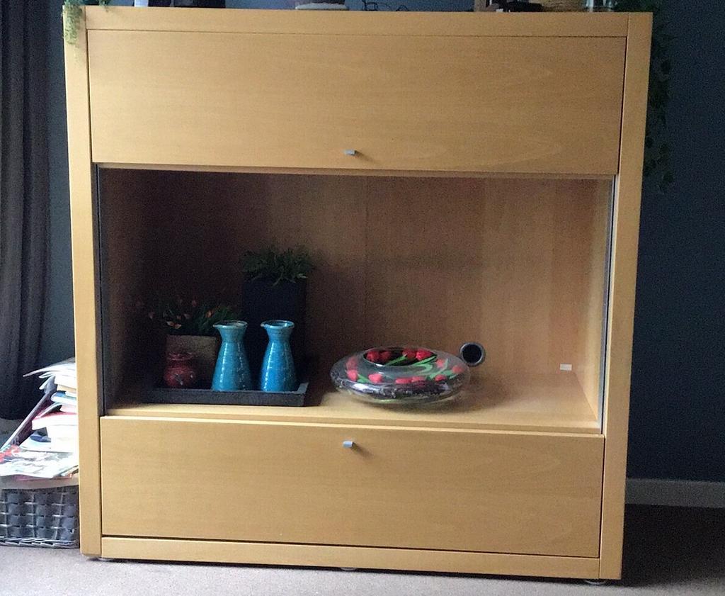 Hulsta Xelo Design dressoir/ TV Kast - Stijlvol en Praktisch, Ophalen, Gebruikt, 100 tot 150 cm, Minder dan 100 cm