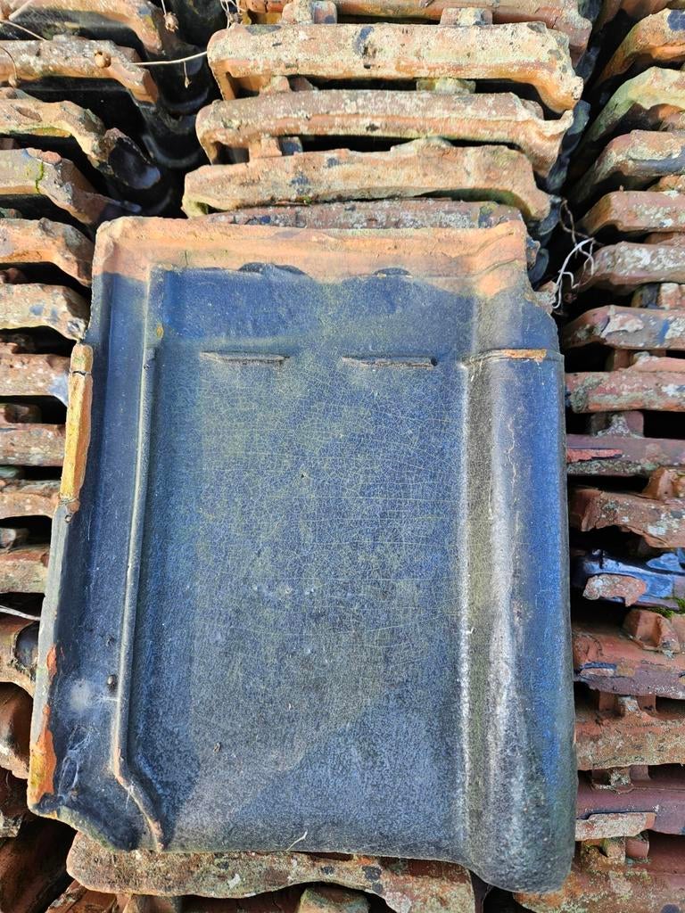 ca 2500 st tuile du nord, Gebruikt, Steen of Klei, Zwart, Ophalen of Verzenden