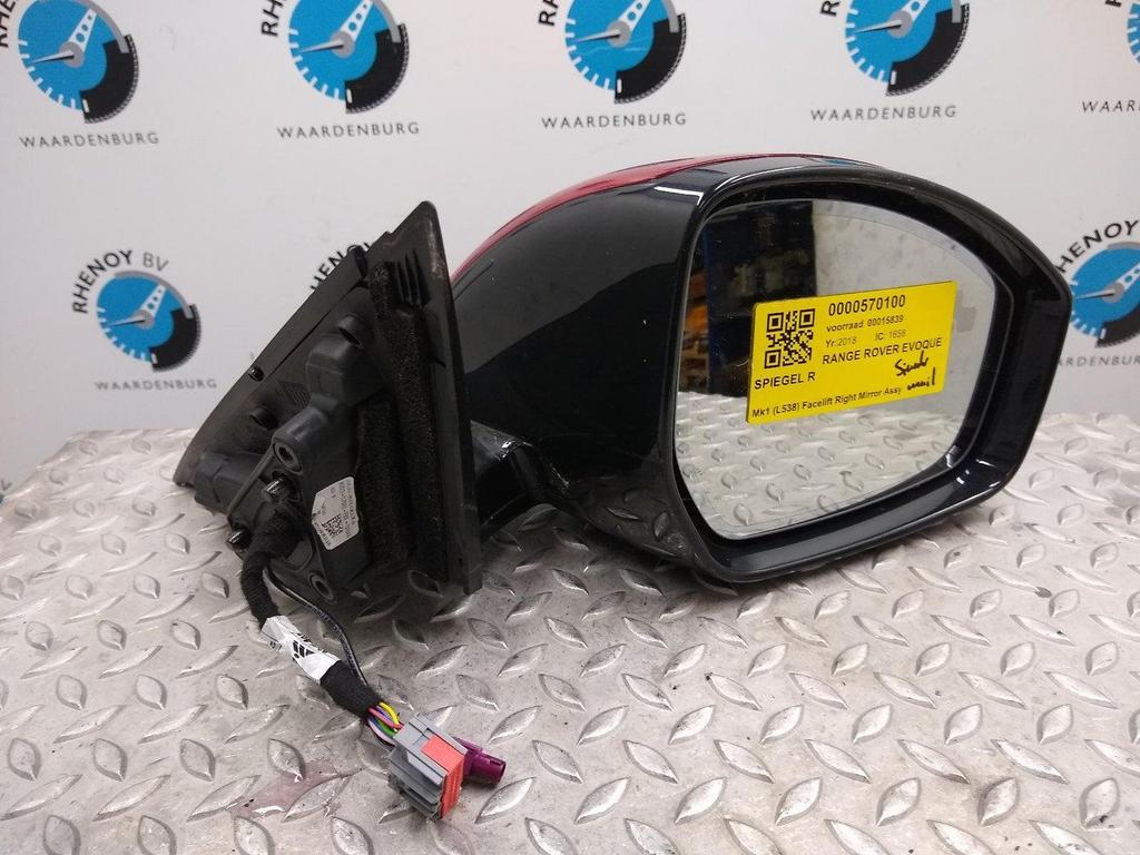 LANDROVER RANGE ROVER EVOQUE SPIEGEL R 2019, Auto-onderdelen, Spiegels, Gebruikt, -, -, Ophalen of Verzenden