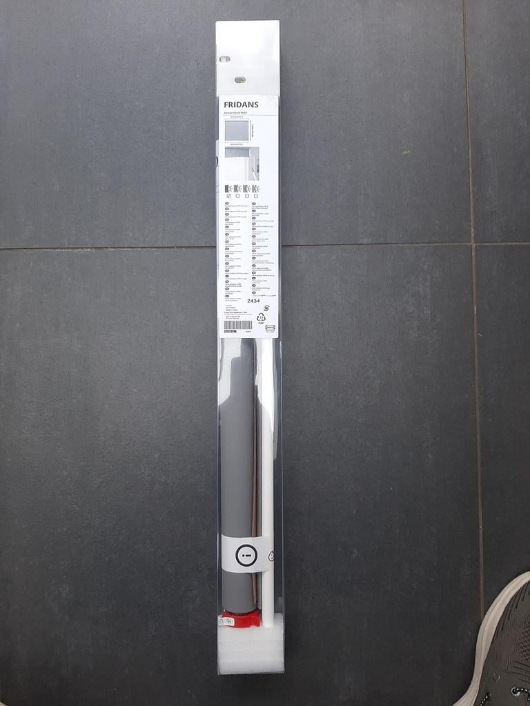 Ikea Fridans verduisterend rolgordijn (65) 60 x 195 grijs, Nieuw, Grijs, 150 tot 200 cm, 50 tot 100 cm