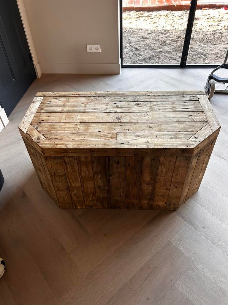 Opbergkist van oude steenschotten, Ophalen, Gebruikt, 50 tot 100 cm, 50 tot 75 cm