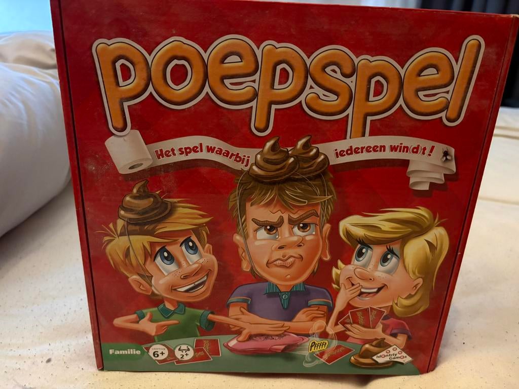 Poepspel te koop, Ophalen, Zo goed als nieuw