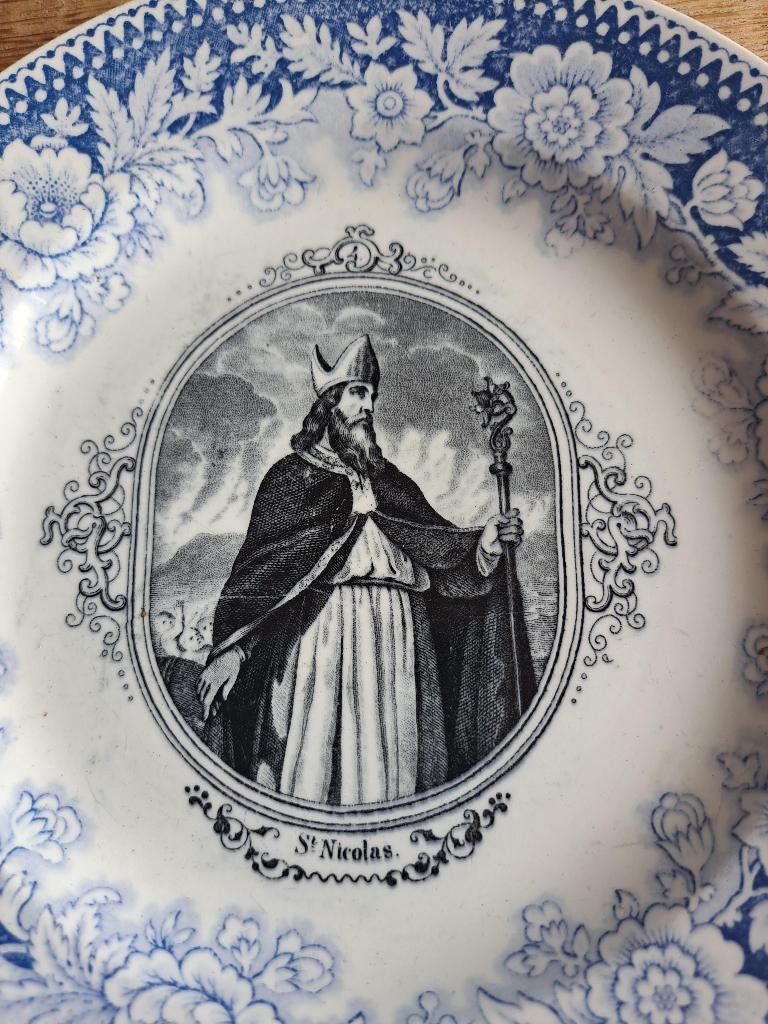 Sinterklaas bord 07 Boch Keramics, Ophalen of Verzenden
