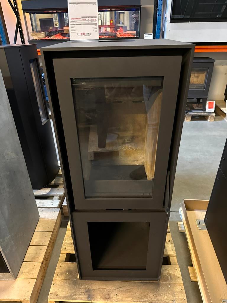 Moderne Houtkachel - Nieuwstaat Barbas Box 20-45, Ophalen, Barbas, Houtkachel, Zo goed als nieuw