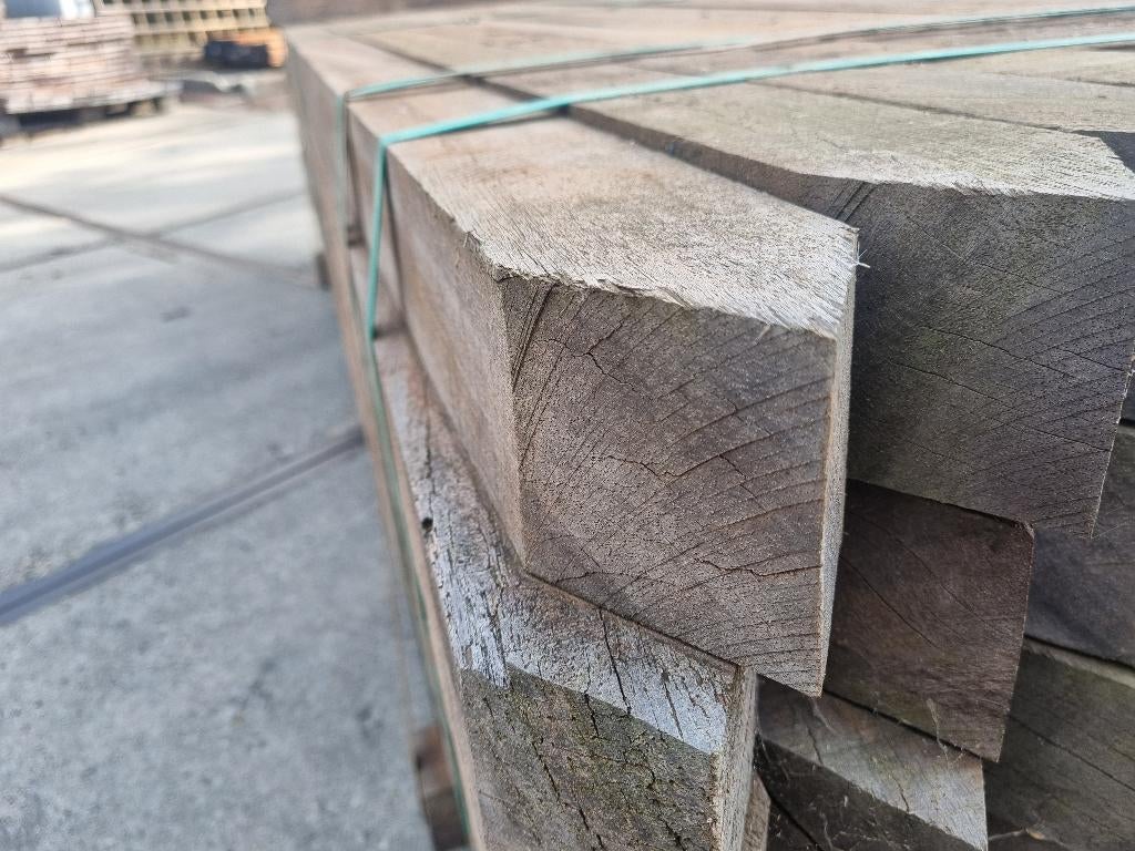 Hardhouten palen 80x80 mm / 8x8 cm / 8.0x8.0 cm, Tuin en Terras, Ophalen, Palen, Nieuw, Hardhout