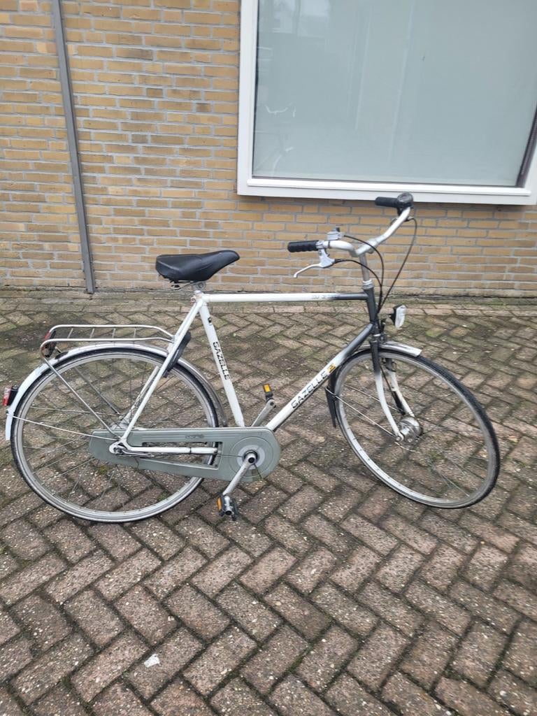 Klassieker Gazelle herenfiets - 3 versnellingen, Fietsen en Brommers, Fietsen | Heren | Herenfietsen, Gebruikt, Versnellingen