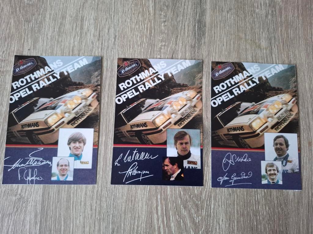 Opel rothmans aanzichtkaarten, Ophalen of Verzenden, 1960 tot 1980