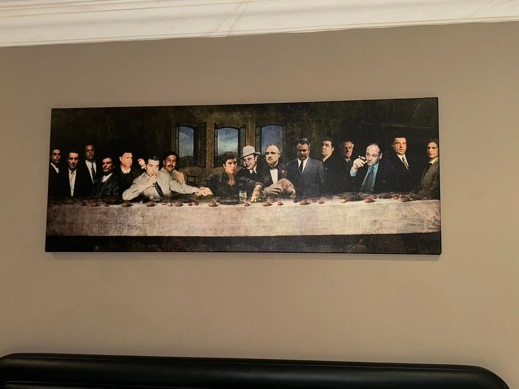 Schilderij alle maffia’s, Ophalen