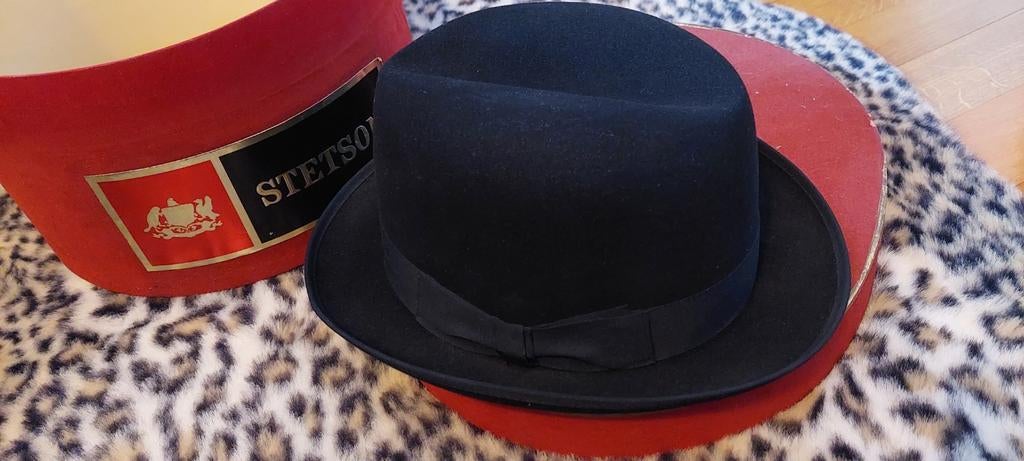 Vintage Dobbs hoed, Dobbs, Ophalen of Verzenden, Zo goed als nieuw, 56 of 57 cm (M, 7 of 7⅛ inch)