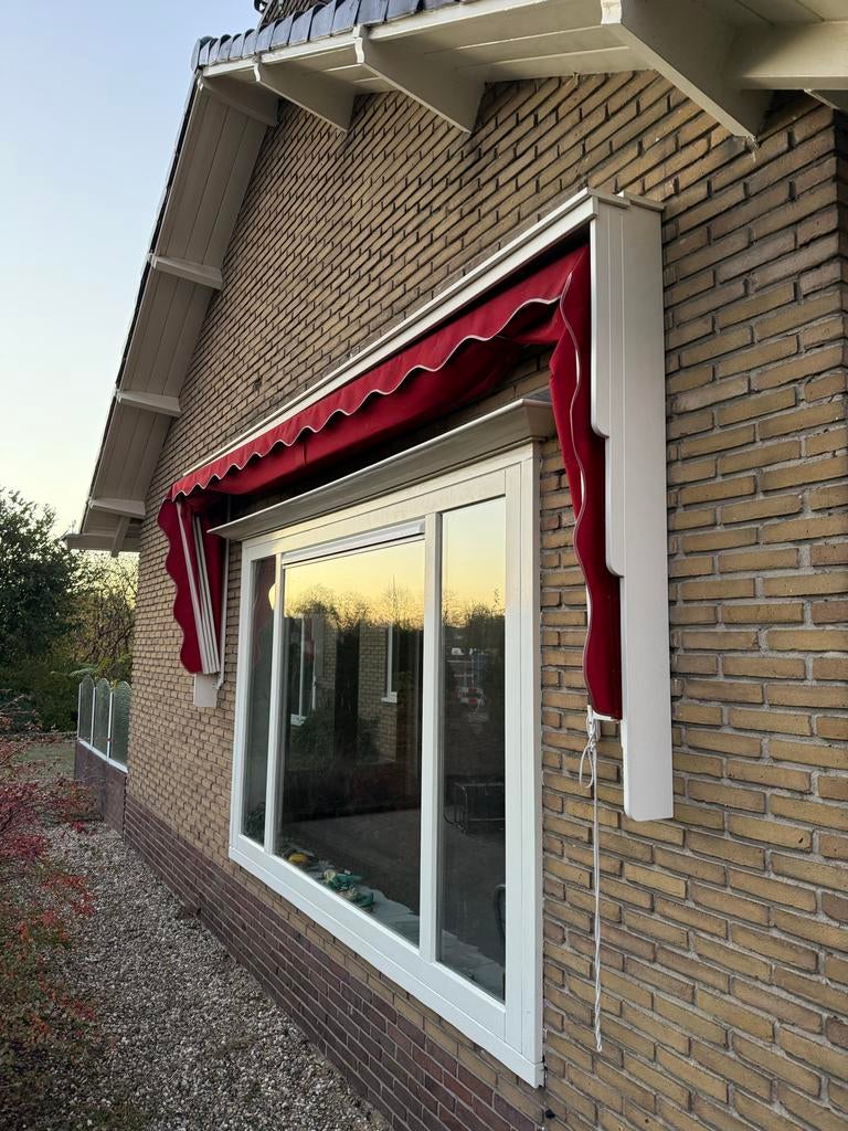 Zonnescherm markies goede staat!, Ophalen, Gebruikt, Markies, 250 cm tot 450 cm