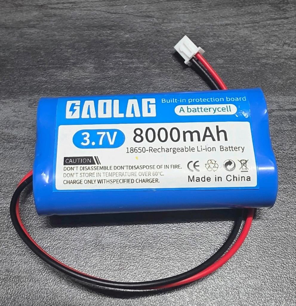 18650 oplaadbare li-ion batterij 3.7V 8000mAh, Verzenden, Nieuw
