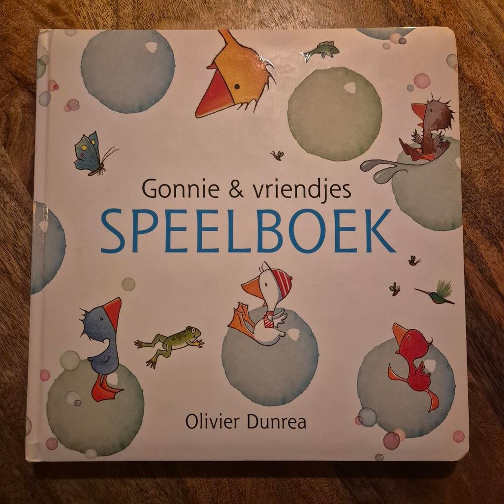 Gonnie & vriendjes Speelboek - Leuk en leerzaam!, Olivier Dunrea, Ophalen of Verzenden, Zo goed als nieuw, Uitklap-, Voel- of Ontdekboek