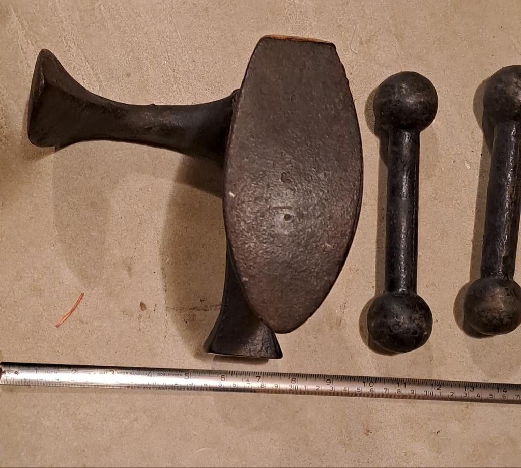 Schoenmakersaambeeld & Gewichten, Antiek en Kunst, Ophalen of Verzenden