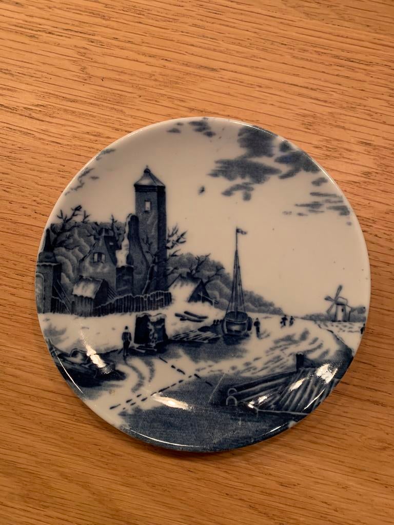 Delfts Blauw Wandbordje, Ophalen of Verzenden