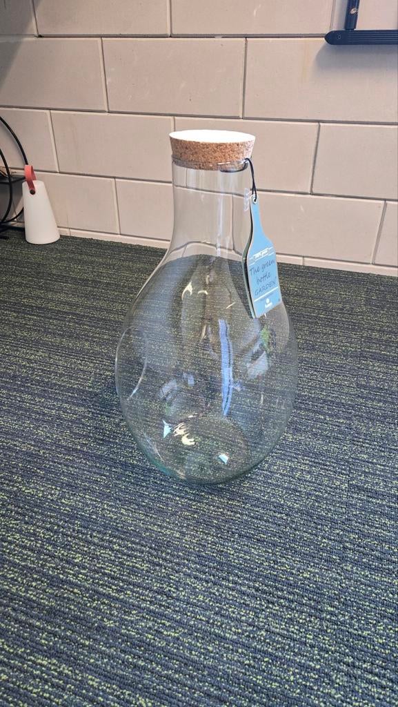 Groene Fles Tuin - The green bottle garden, Ophalen, Nieuw, Glas, Minder dan 50 cm