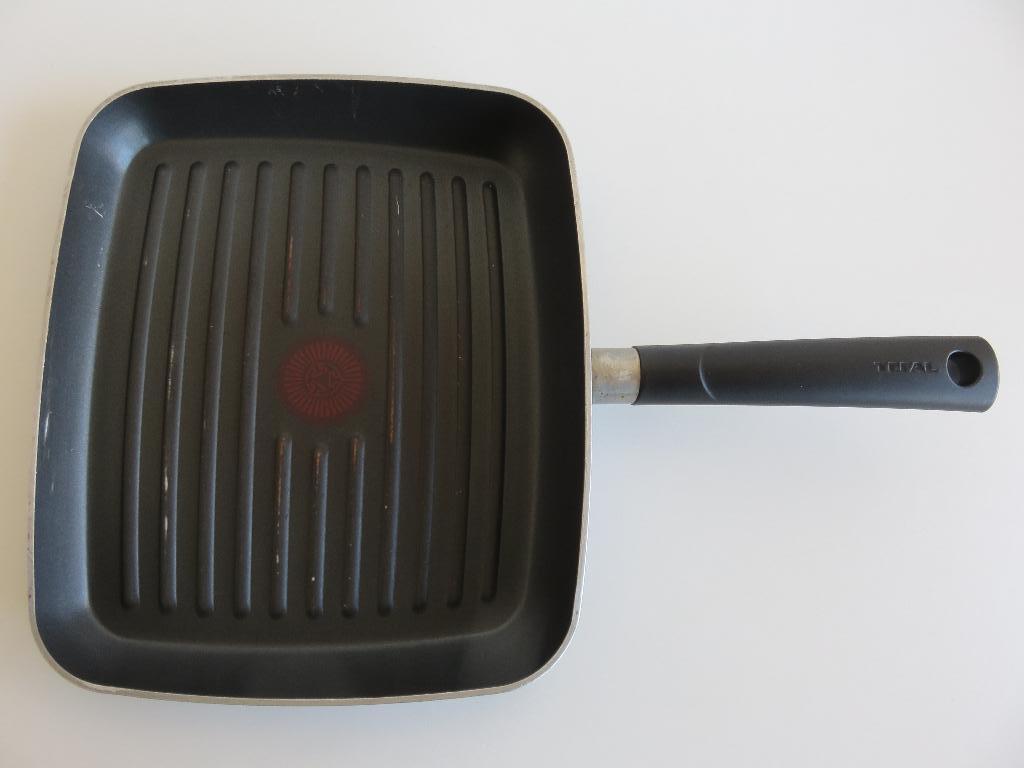 Tefal grillpan met anti-aanbaklaag, Huis en Inrichting, Keuken | Potten en Pannen, Ophalen of Verzenden, Gebruikt, Overige materialen