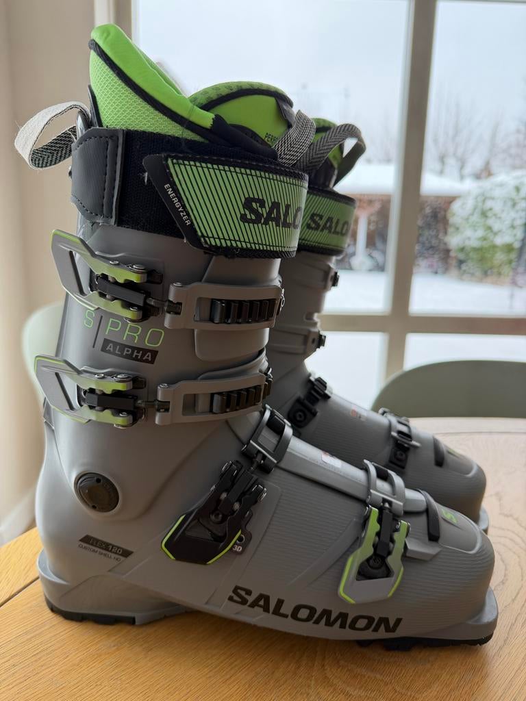 Salomon S Pro Alpha 120 skischoenen, Sport en Fitness, Skiën en Langlaufen, Ophalen, Schoenen, Nieuw, Salomon