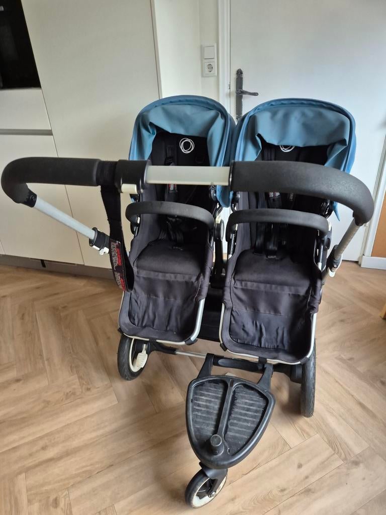 Bugaboo Donkey Tweelingwagen - over compleet!, Ophalen, Gebruikt, Kinderwagen of Buggy