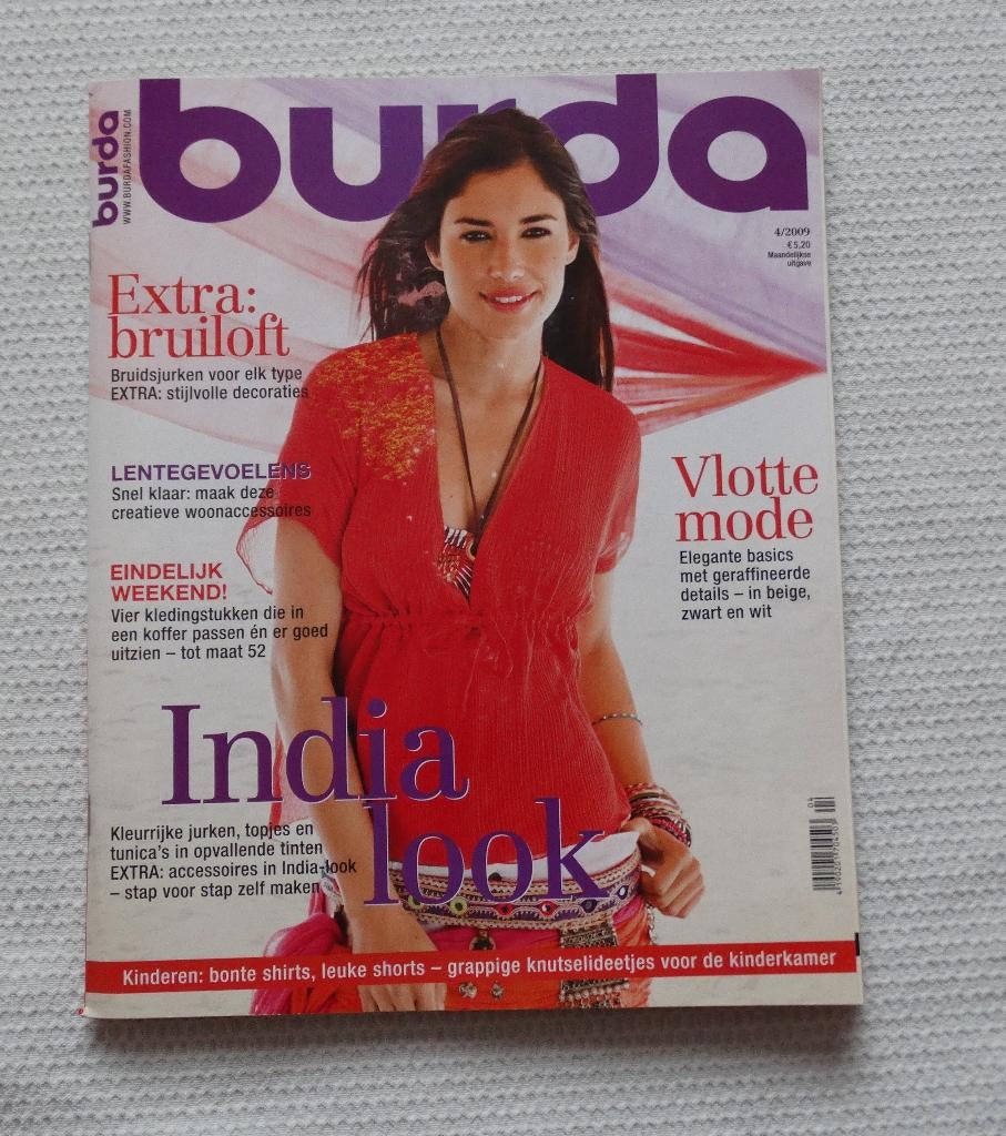 Burda 2009, nr. 4 (april), Ophalen of Verzenden, Nieuw, Vrouw, Burda