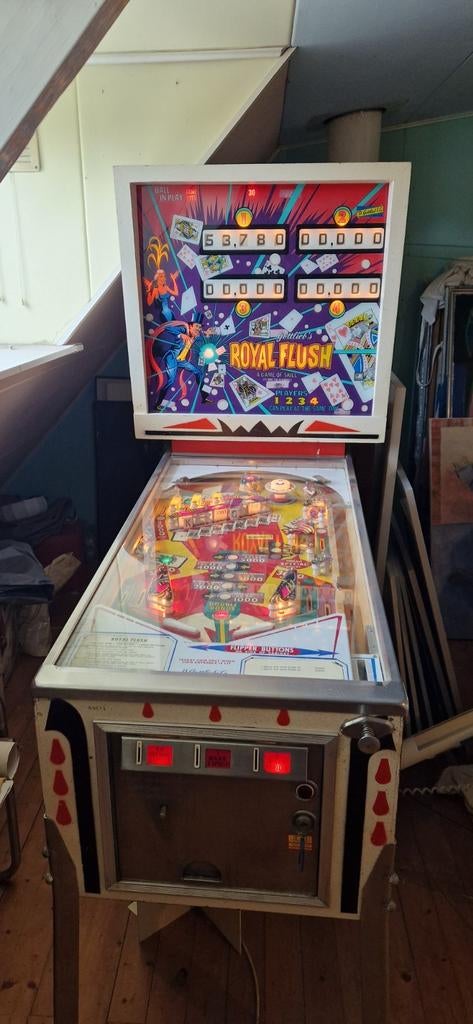Gottlieb Royal Flush (usa) Flipperkast uit 1976. 4 players, Verzamelen, Ophalen, Gebruikt, Flipperkast, Williams