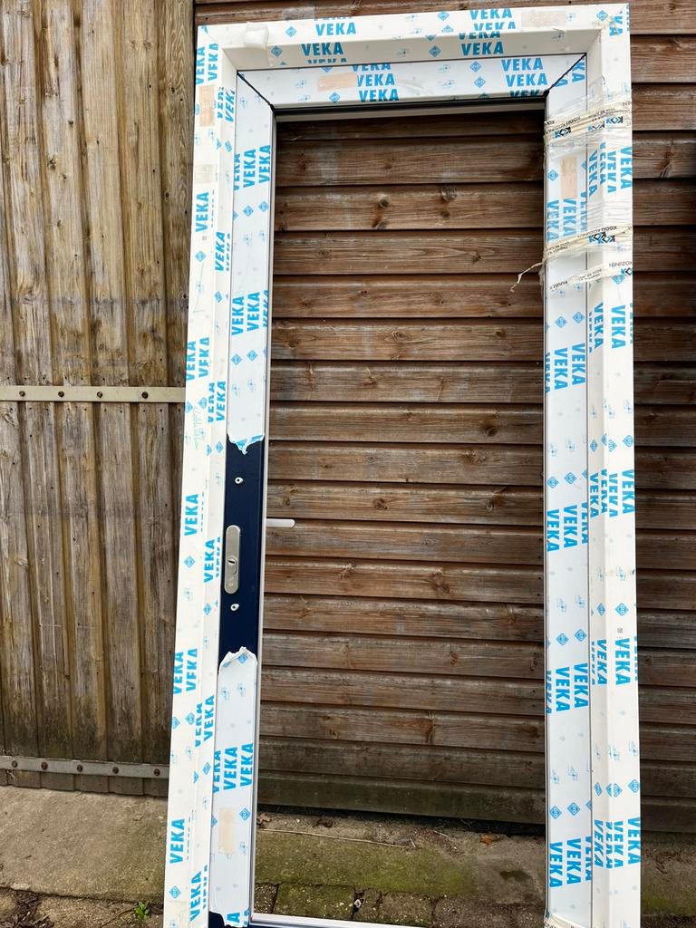 Kunststof deur, Kunststof, Deurkozijn, Zo goed als nieuw, Ophalen