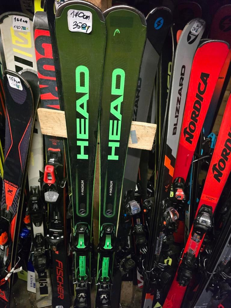 170cm HEAD SUPERSHAPE E-MAGNUM, Sport en Fitness, Skiën en Langlaufen, 160 tot 180 cm, Ophalen of Verzenden, Zo goed als nieuw