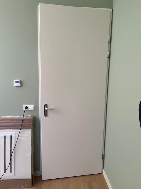 Bijna nieuwe Svedex Binnendeur wit 231x88cm, Doe-het-zelf en Verbouw, Deuren en Horren, Ophalen, 80 tot 100 cm, 215 cm of meer