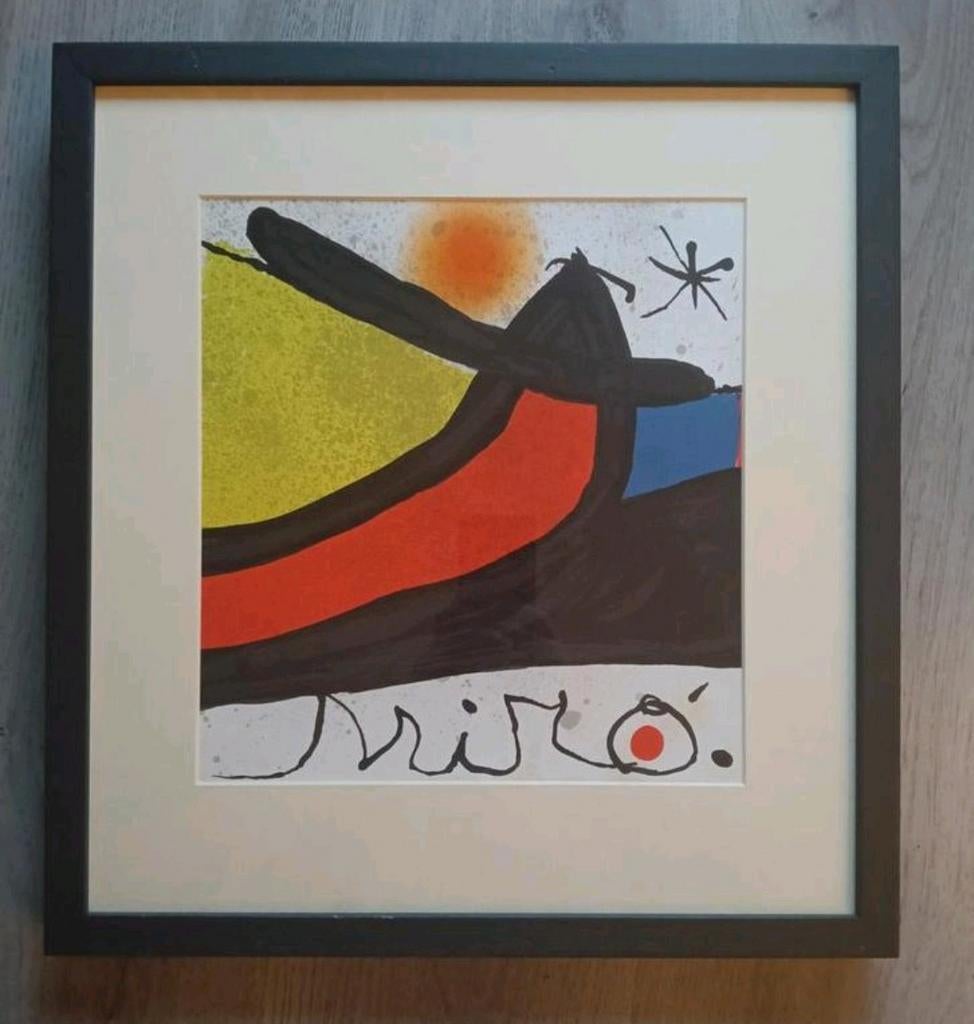 Joan Miró (1893-1983) - Derrière le Miroir, Ophalen of Verzenden