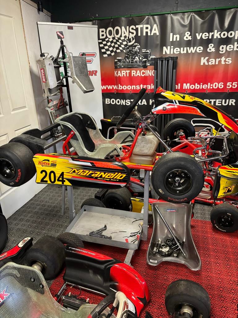 Nieuwe en gebruikte kinderkarts., Sport en Fitness, Karting, Ophalen of Verzenden, Gebruikt, Kart