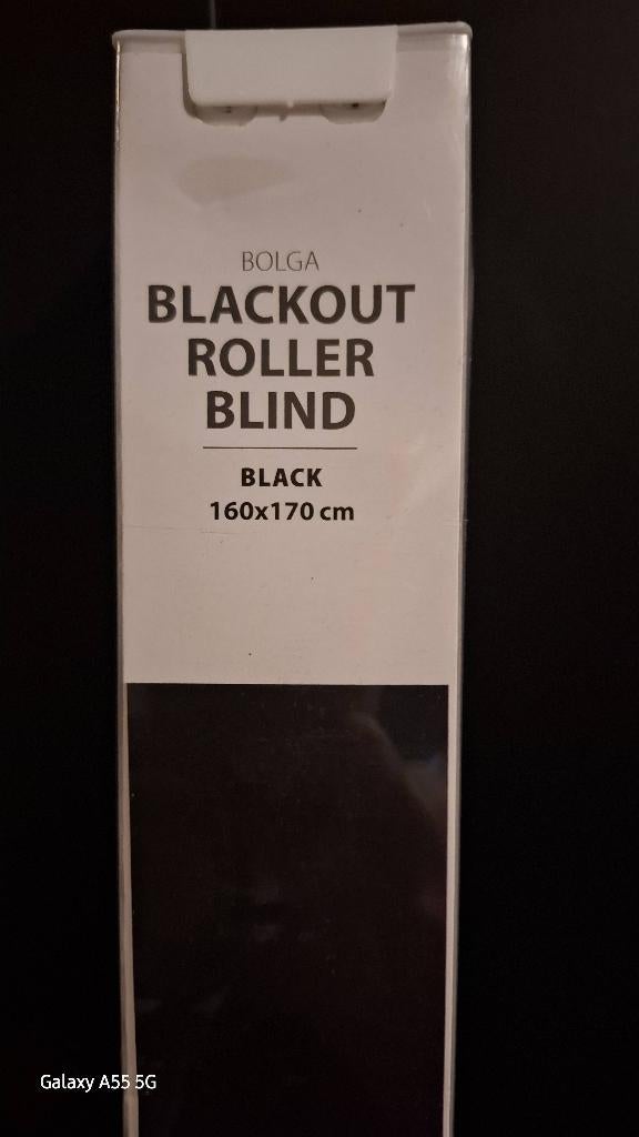 Rolgordijn verduisterend 160x 170, Ophalen, Verduisterend,  zwart, Zwart, 150 tot 200 cm