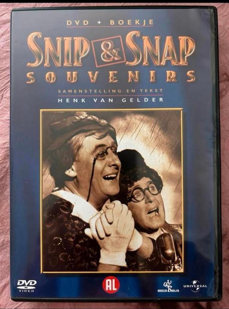 Snip & Snap Souvenirs Dvd + Boekje, Alle leeftijden, Ophalen of Verzenden, Gebruikt, Stand-up of Theatershow