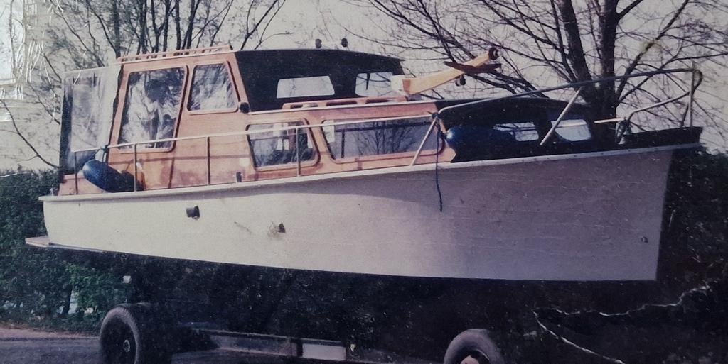 Stalen boot opknapper, Watersport en Boten, Ophalen, Gebruikt, Staal, Binnenboordmotor