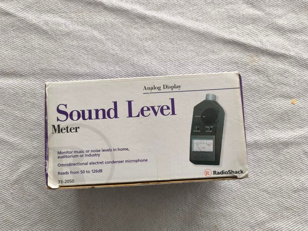 RadioShack Sound Level Meter - Geluidsmeter, Ophalen of Verzenden, Gebruikt, Audio