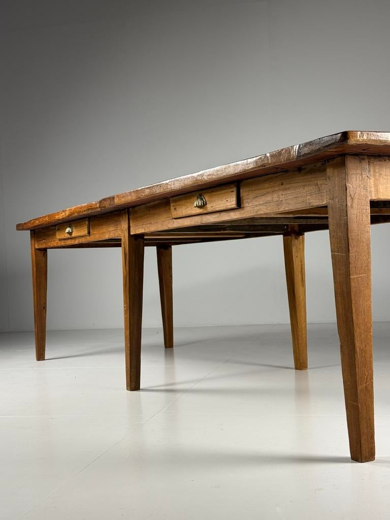 Kloostertafel eettafel teak 300cm