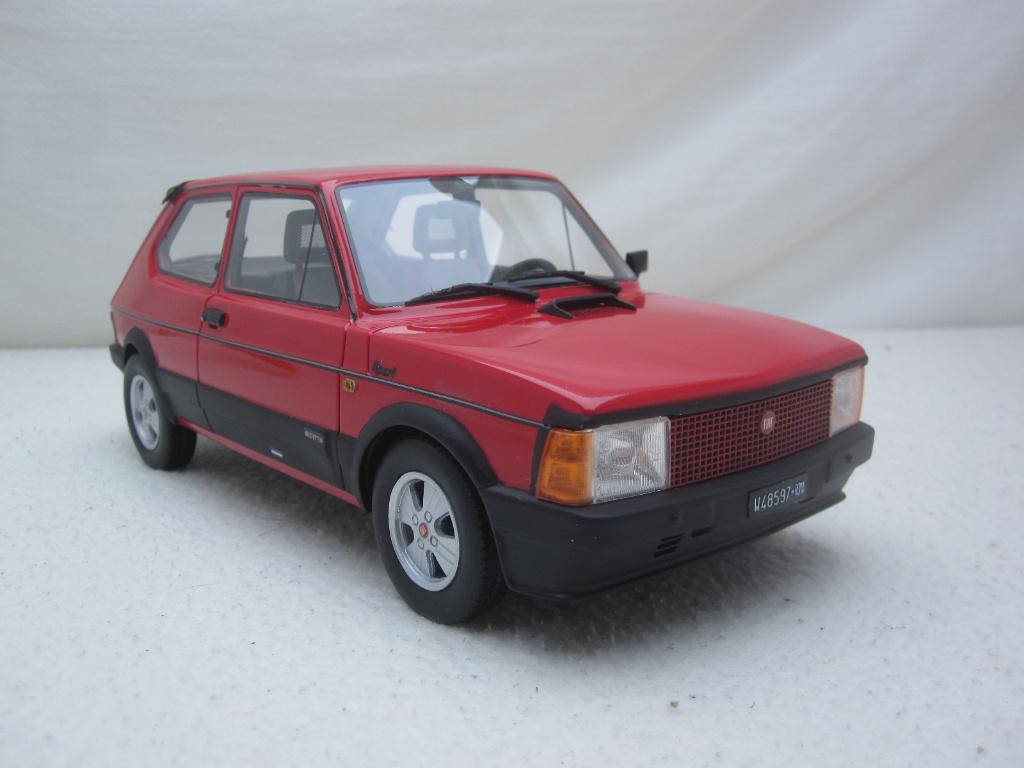 Fiat 127 Sport Serie 3 Rosso 1982 1:18 Mitica, Ophalen of Verzenden, Nieuw, Auto, Overige merken