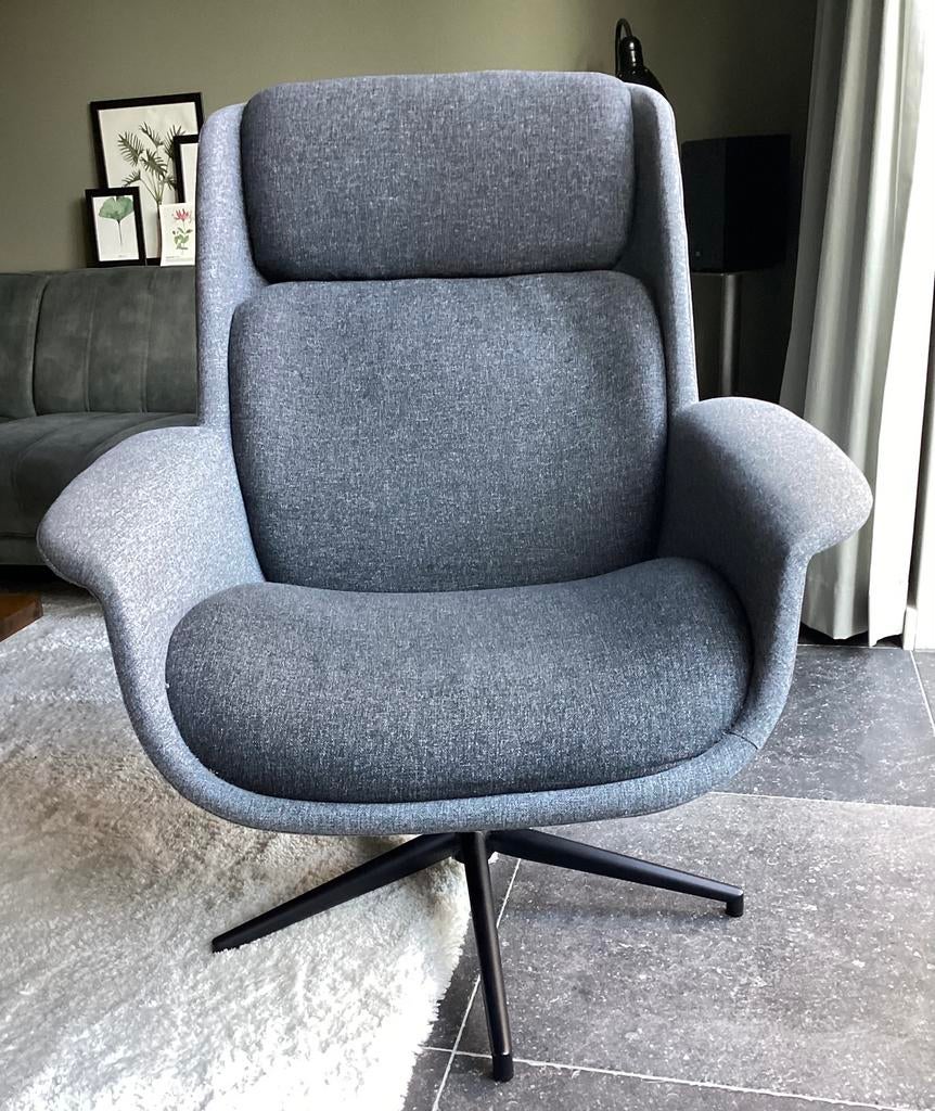 Aleby Draaifauteuil, Ophalen, Zo goed als nieuw, 75 tot 100 cm, Stof