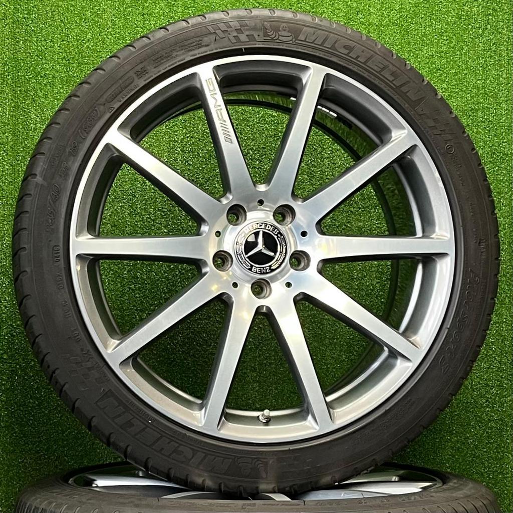 Originele 19 inch Mercedes AMG velgen banden E-klasse W213, 19 inch, Banden en Velgen, Ophalen of Verzenden, Personenwagen