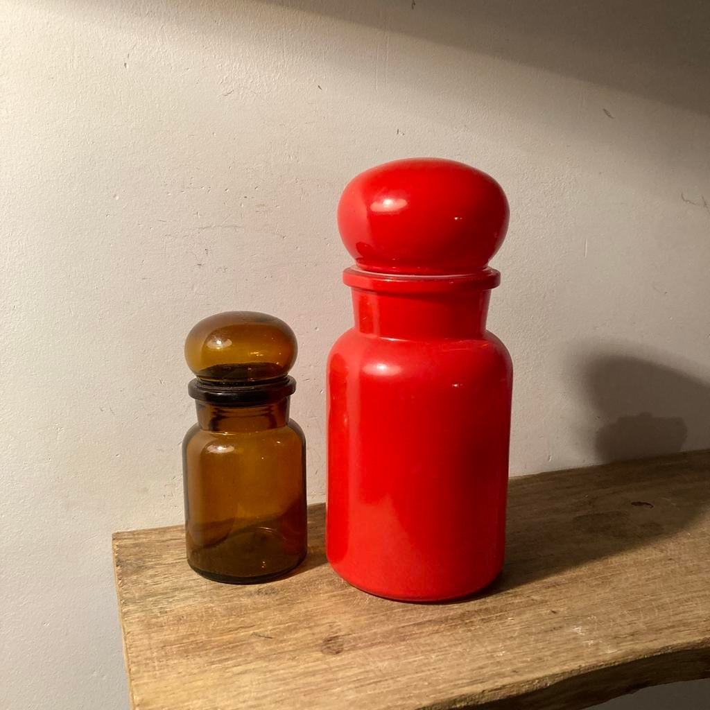 Vintage Belgische Apothekerspotten, Antiek en Kunst, Curiosa en Brocante, Ophalen of Verzenden