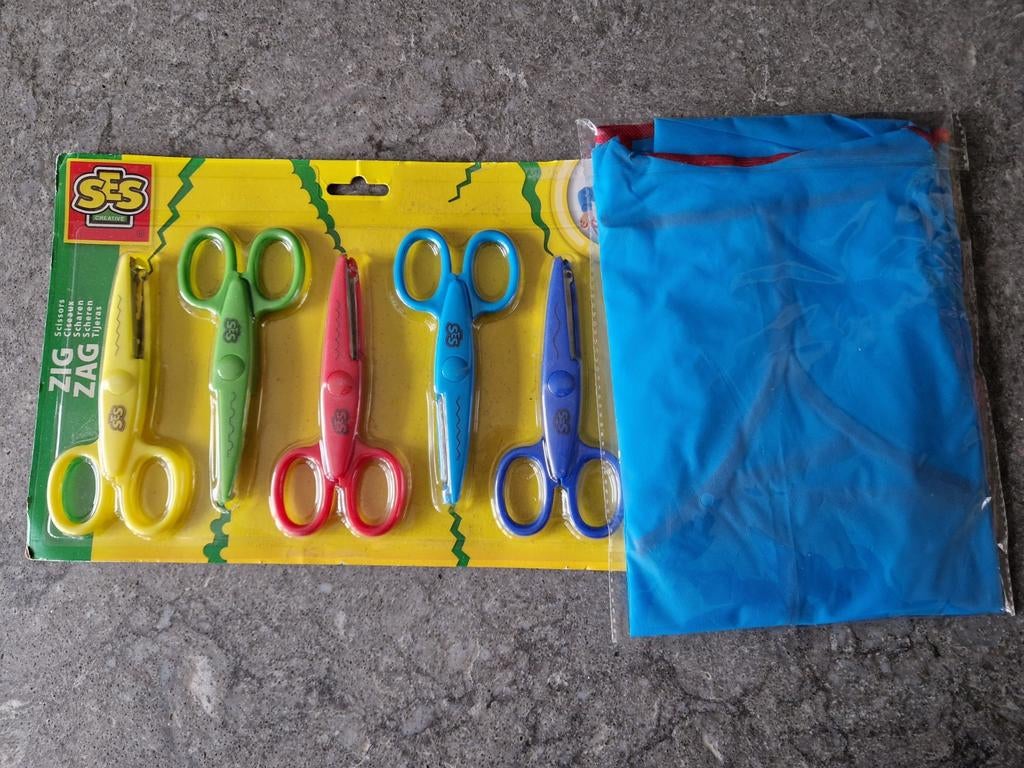 SES zigzag scharen en verfschort nieuw, Ophalen of Verzenden, Nieuw, Knutselen